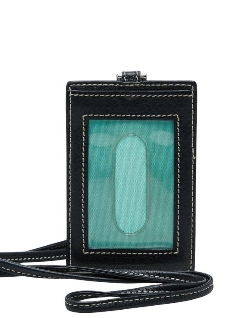 Tiffany & Co Pass Case Set Era Black Leather